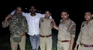 ballia police encounter cow smugglers arrested