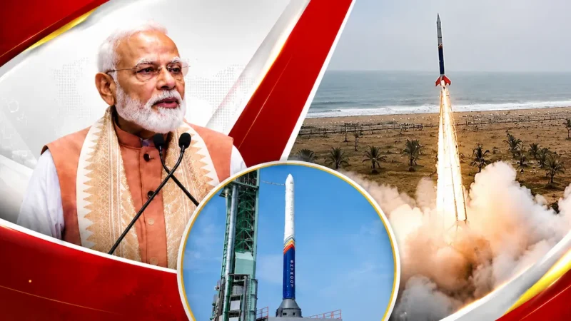 Skyroot Vikram-1 लॉन्च: भारत का पहला निजी ऑर्बिटल रॉकेट सफल, PM मोदी ने दी बधाई