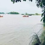NDRF की नाव में रिसाव
